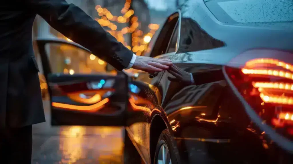 Luxury SUV and sedan with professional chauffeur available for hourly service in New Jersey