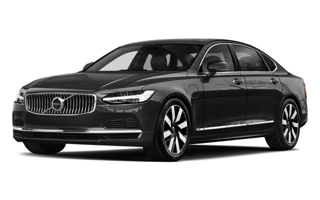 2024 Volvo S90 black luxury sedan for executive transportation in NJ/NY