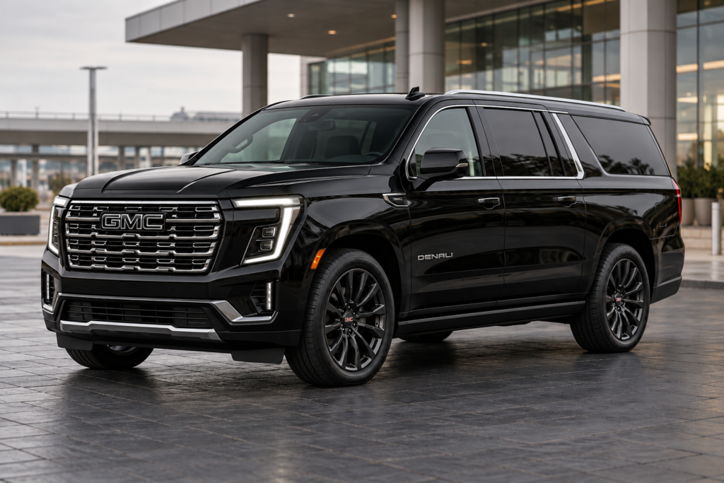 Black GMC Yukon Denali XL